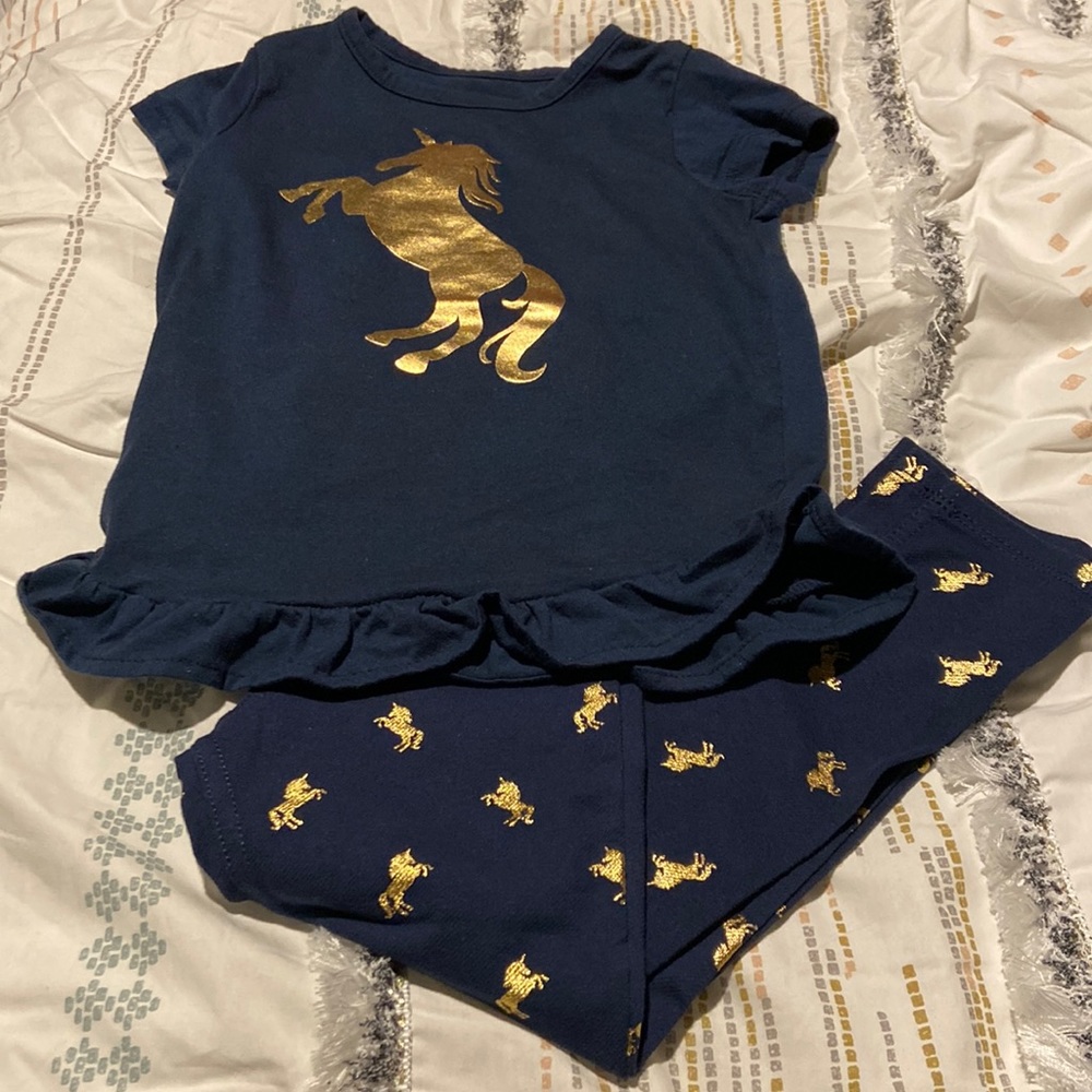 Gold Unicorn Outfit